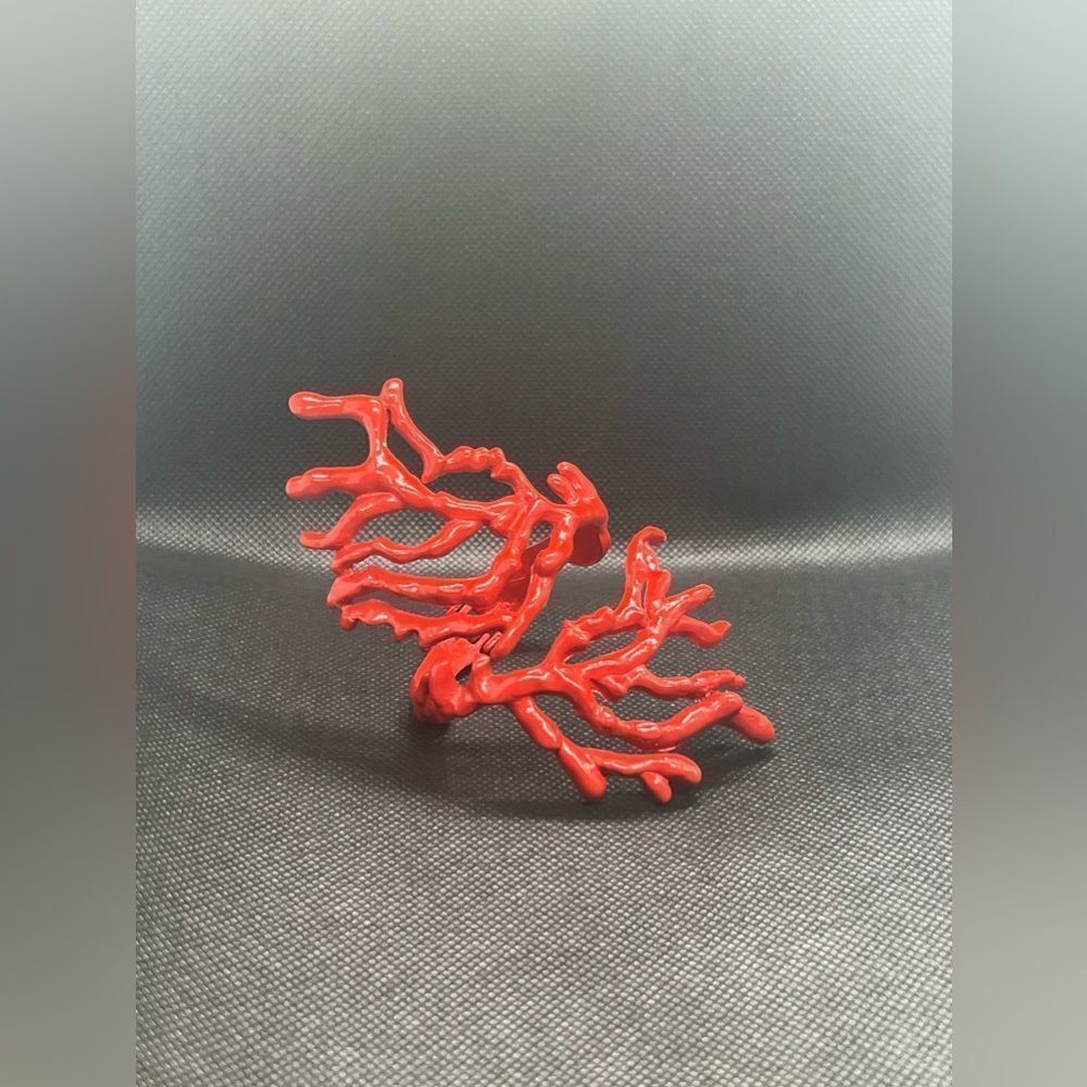 Zara Miro’s Coral Abstraction Bracelet and Ring Set-Bold And Unique - Picture 11 of 13